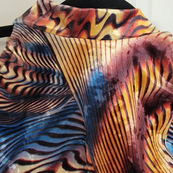 Velvet crop top and skirt set - Picture 5 of 7